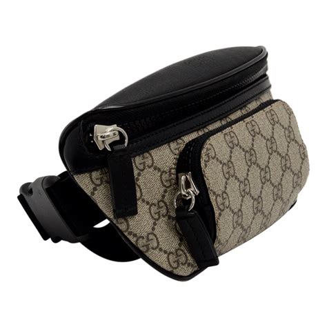 gucci supreme belt bag serial number|Gucci supreme belt bag size.